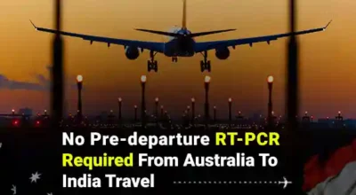 No-Pre-departure-RT-PCR-Requird-From-Australia-To-India-Travel