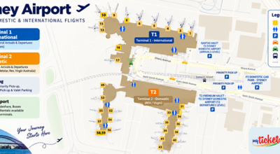 Sydney airport map